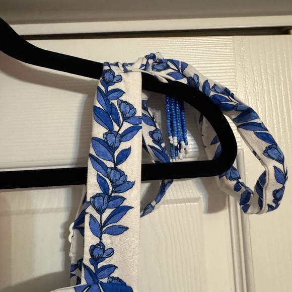 Calypso St Barth Blue and White Floral Dress - Picture 10 of 14